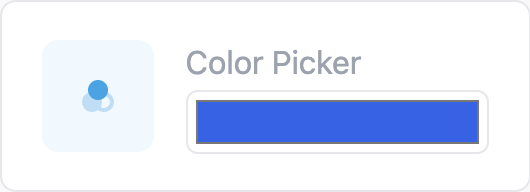 Color Picker Card Preview